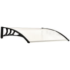 Outdoor Canopy 75x120 cm in Waterproof and Anti-UV Polycarbonate for Door or Window - Borge' Group Limited