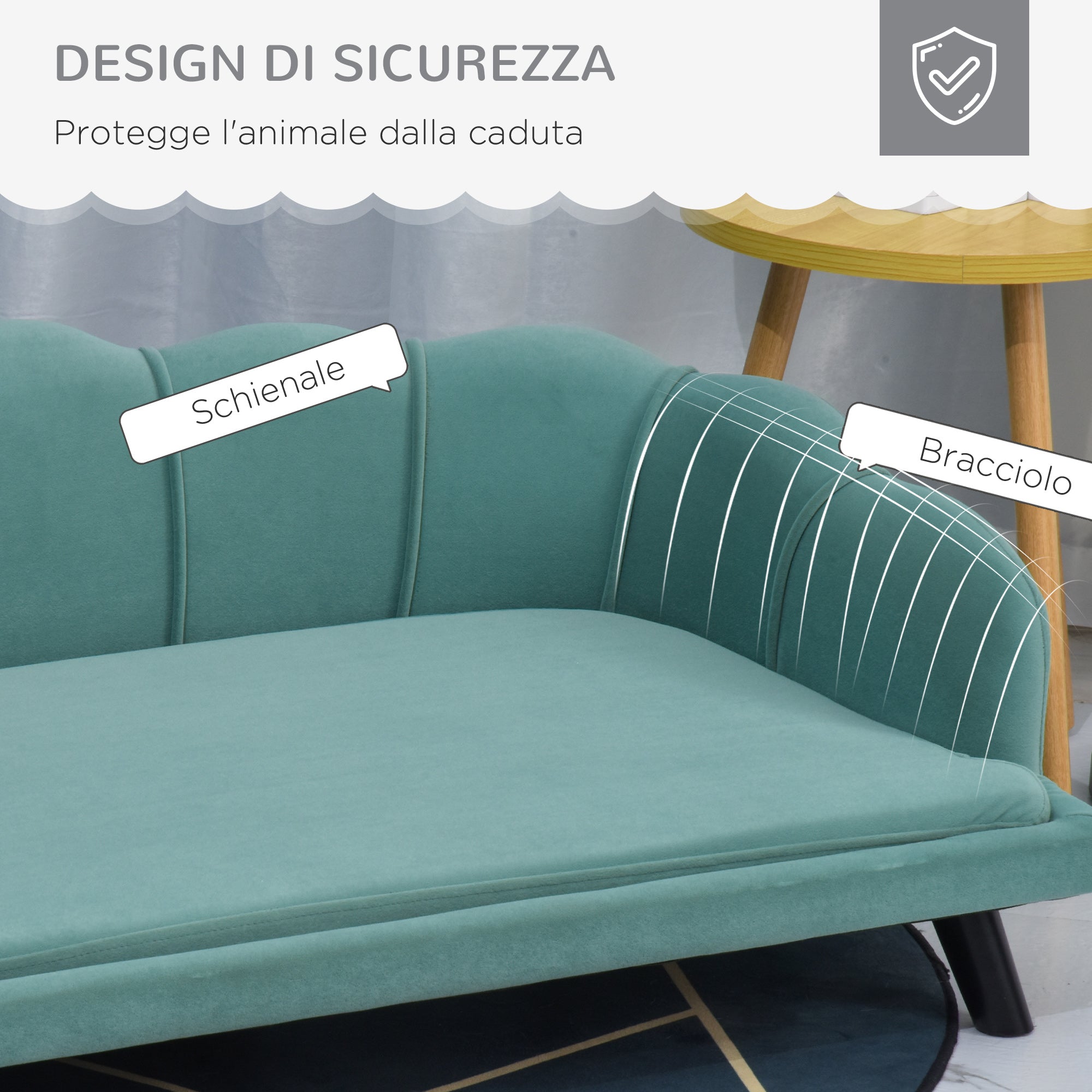 Sofa for Medium-Large Dogs with Removable and Washable Cover - Borge' Group Limited