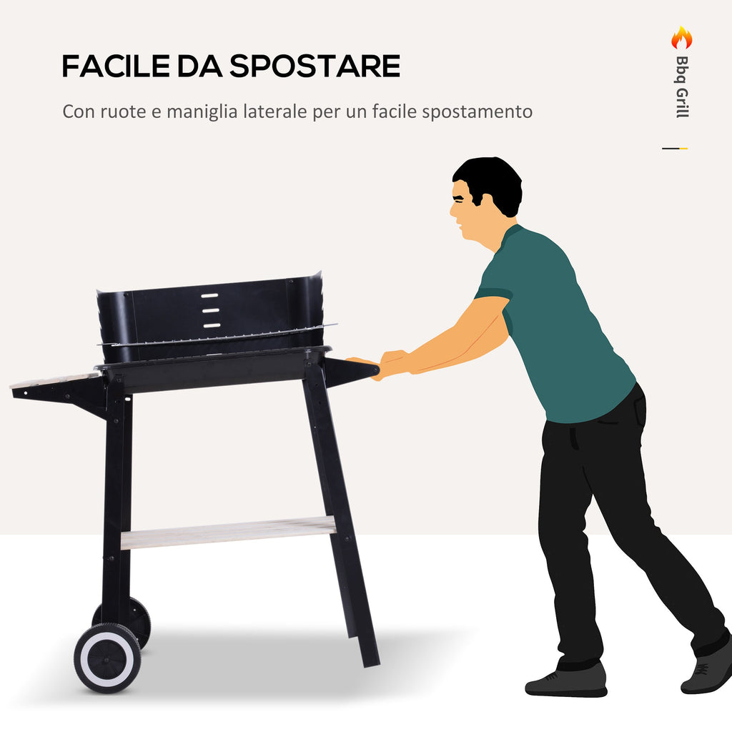 Black Charcoal Barbecue Grill - Borge' Group Limited