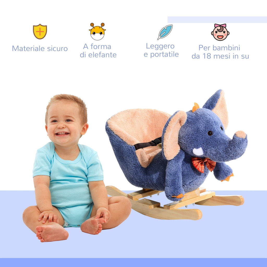 Blue Rocking Elephant | 2+ years - Borgè
