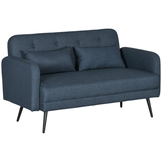 OCEANO | Dark Blue 2 Seater Sofa 135x74x82cm