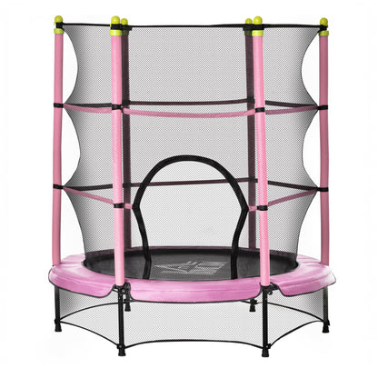 Pink Children Trampoline ?140x158cm - Borgè