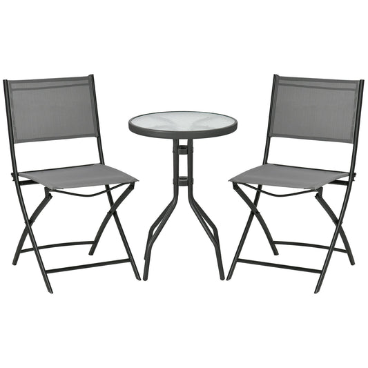 SAVANNAH | 3Pcs Garden Table and Chairs Set - Borgè