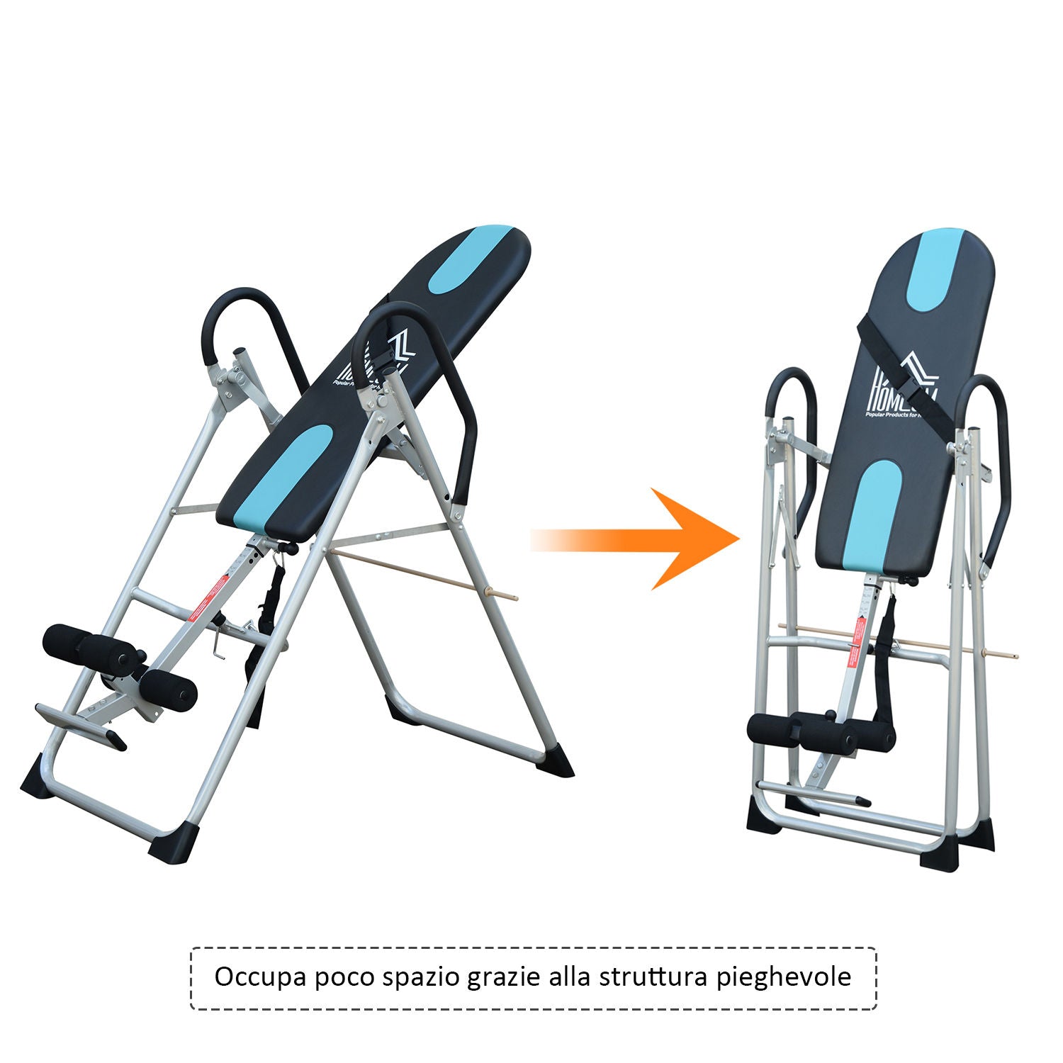 Padded Professional Inversion Bench Pennel, Board of Reversal Table, 65x112-142x126cm - Borge' Group Limited