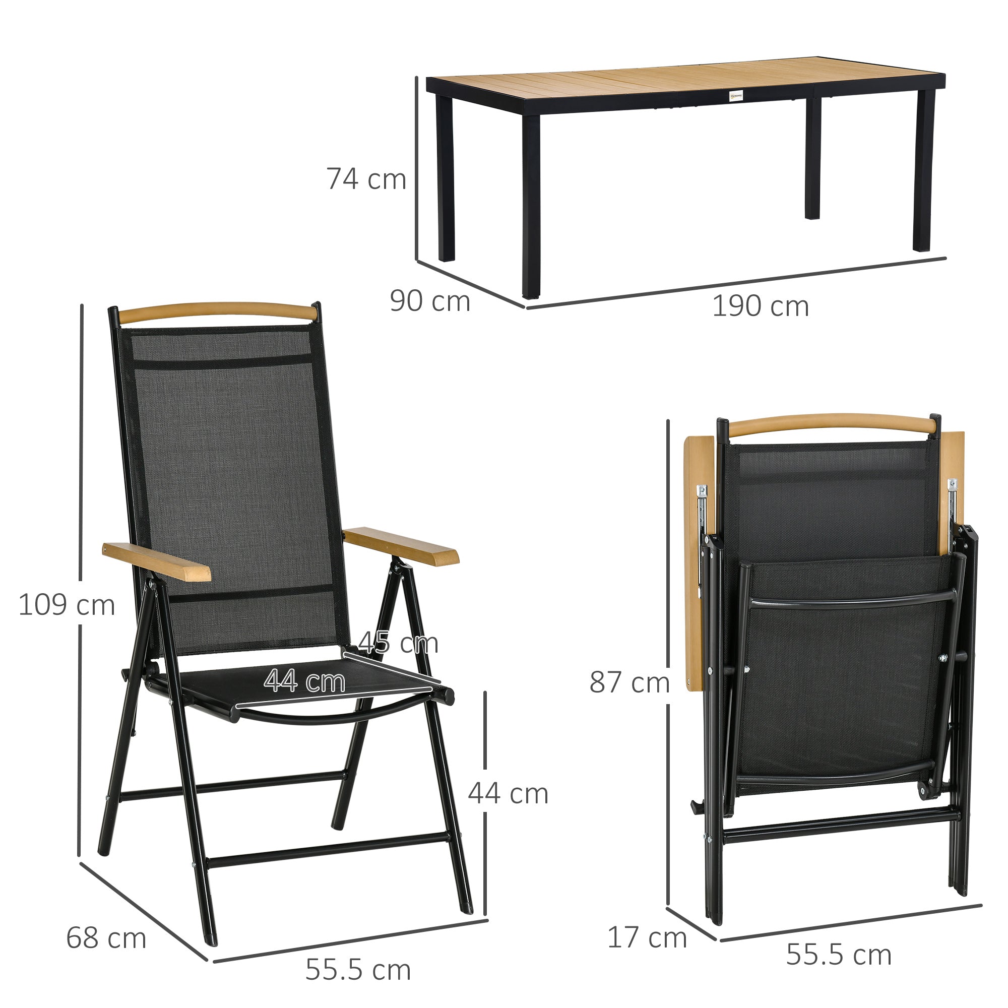 TUSCANY | 7Pcs Garden Table and Chairs - Borge' Group Limited